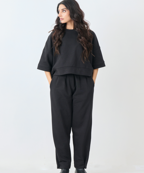 Interlock Co-Ord Set (Black)
