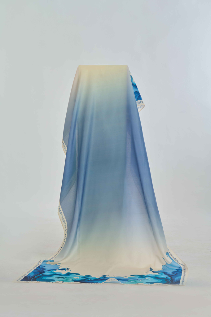 Porcelain Dupatta